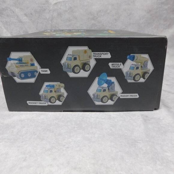 5 in 1 Peace Defender Robot STEM Toy Kid kicking Transformer Toy Trucks - Picture 2 of 6